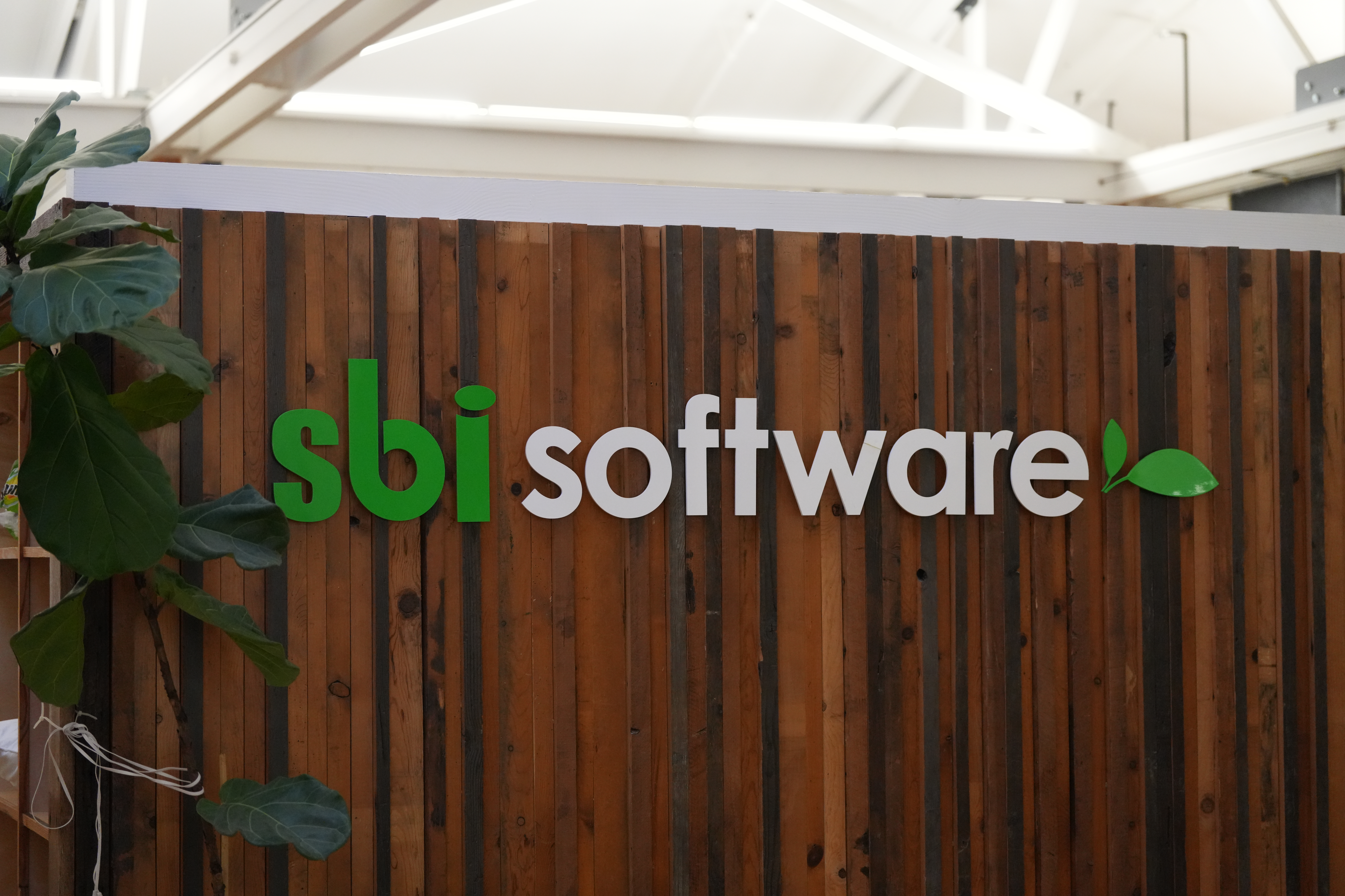 SBI Software office sign